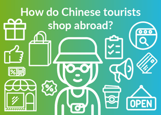 How do Chinese tourists shop abroad?